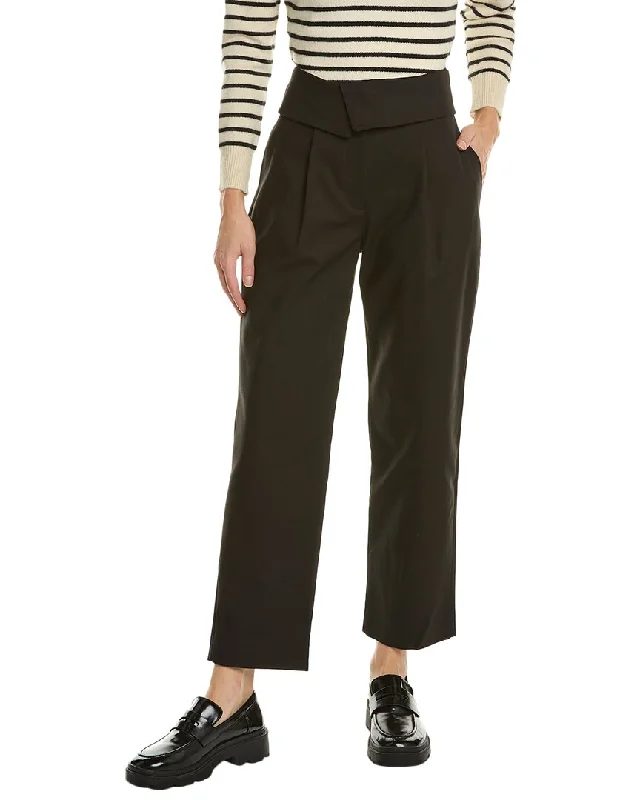 A.L.C. Double Weave Tailoring Coby Pant Classic Straight Pants