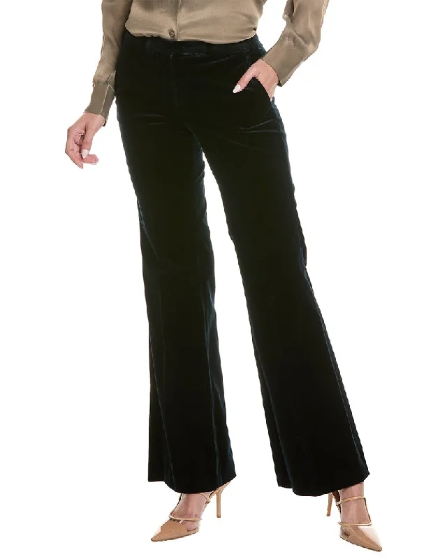 Theory Demitria 4 Stretch High-Waist Pant Trendy Tapered Pants