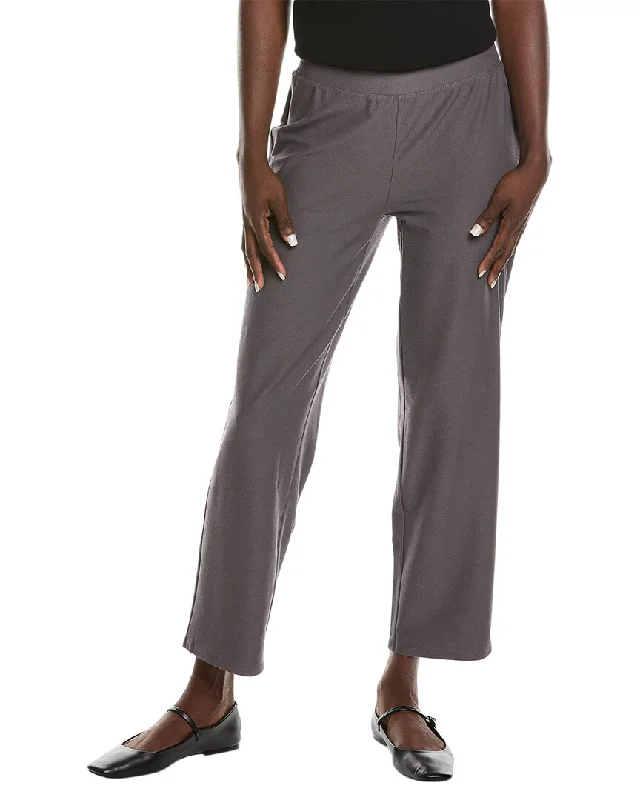 Eileen Fisher Straight Pant Comfortable Denim Trousers