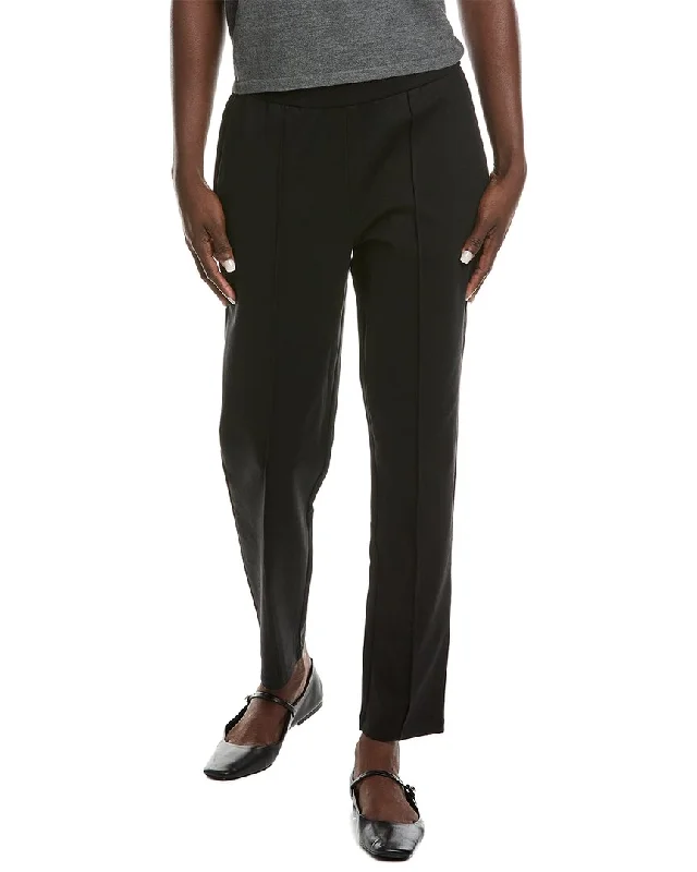 Eileen Fisher Ankle Tapered Pant Modern Stretch Trousers