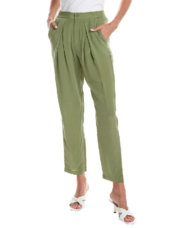 Joie Salima Silk Pant Wide-Legged Palazzos