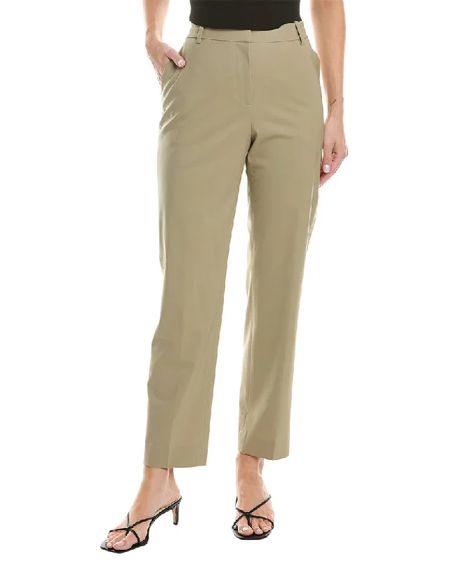 Lafayette 148 New York Clinton Ankle Pant Soft Cotton Pants