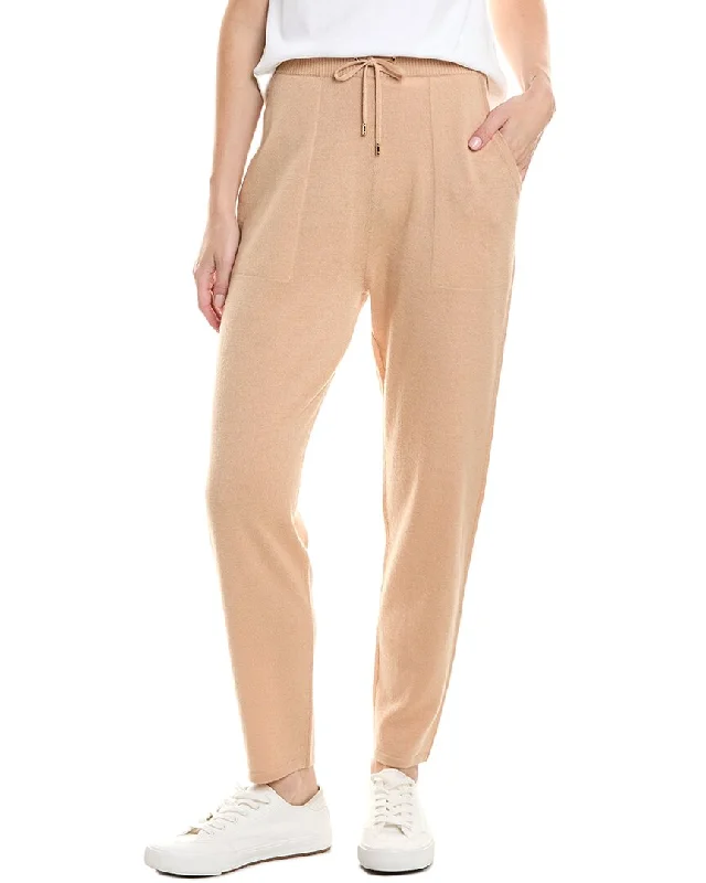 St. John Wool-Blend Pant Fashionable Button-Up Pants