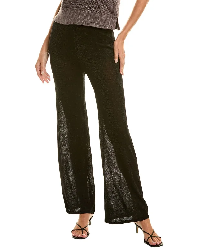 525 America Clover Lurex Wide Leg Pant Classic Stretch Pants