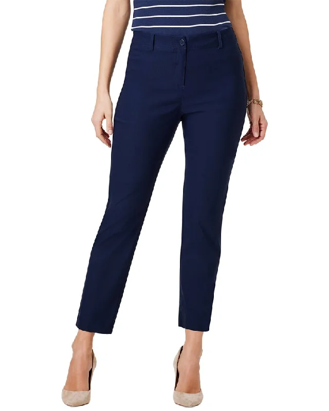 Nic+Zoe Polished Wonderstretch Straight Pant Soft Cotton Pants