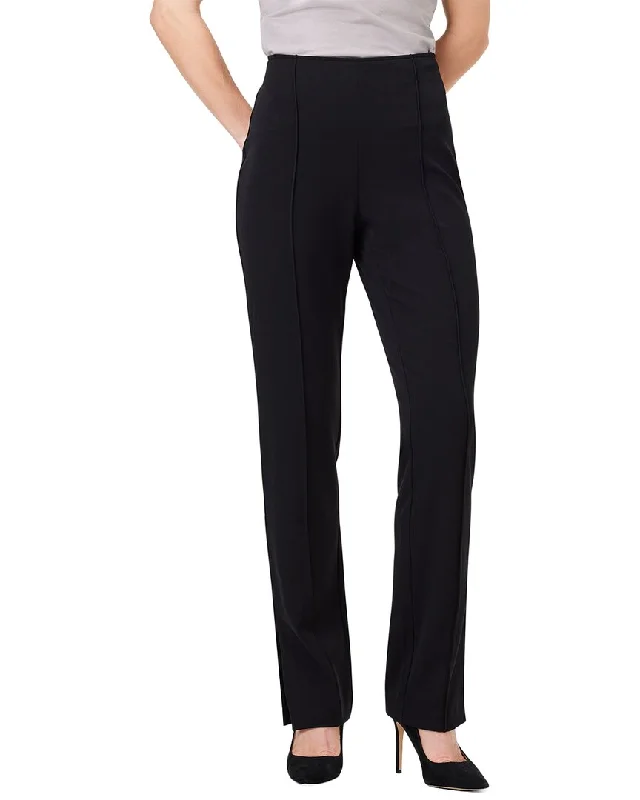 Nic+Zoe Avenue Side Slit Straight Pant Cozy Lounge Pants