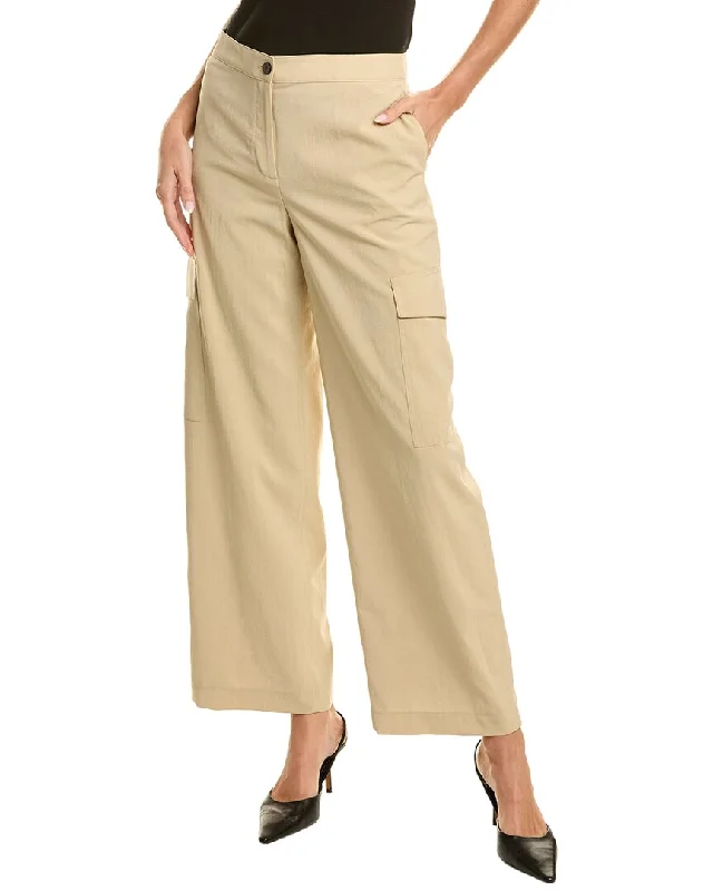 Theory Cargo Pant Elegant Silk Pants