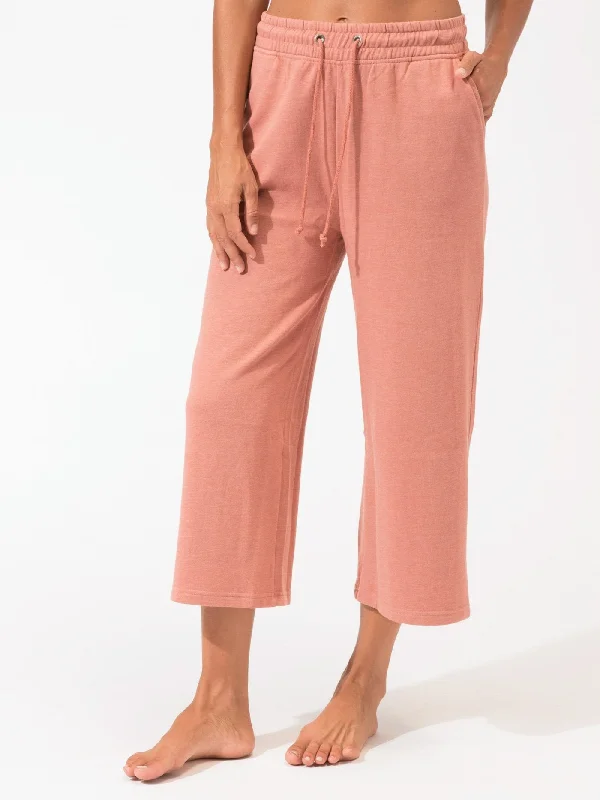 Haisley Crop Pant Comfortable Fleece Pants