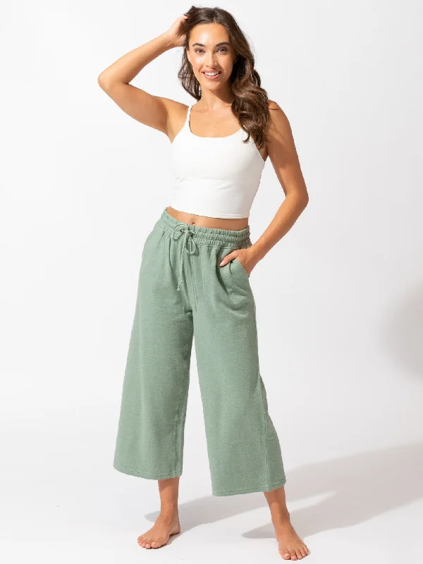 Haisley Crop Pant High-Waist Trousers