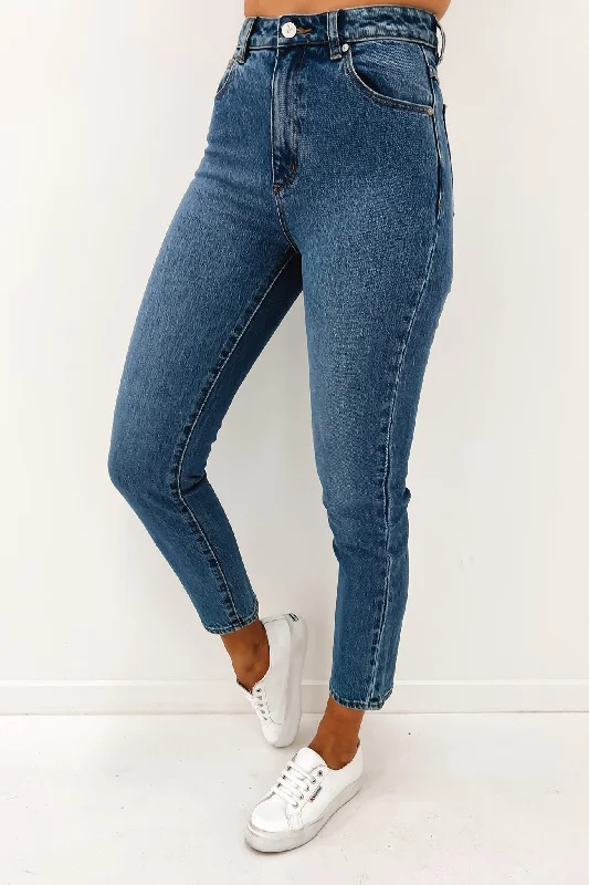 A 94 High Slim Jean Harlow Casual Distressed Denim Jeans