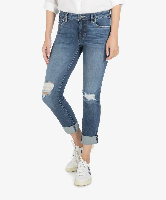 Catherine High Rise Boyfriend Jean In Lucrative Trendy Wide-Legged High-Waist Jeans