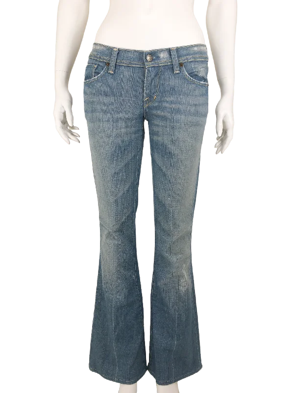 Citizens of Humanity, Ingrid #002 Distressed Flare Jean, Size 26 (2) Fashionable Slouchy Fit Jeans