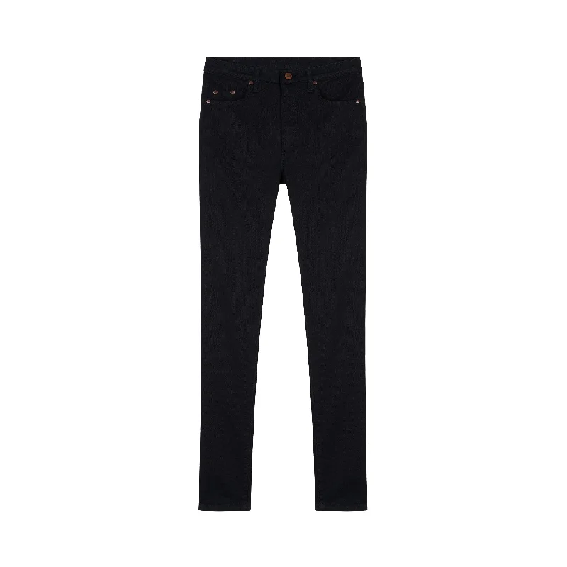 Jean femme slim taille haute Noir - Marianne Cozy Relaxed Fit Denim Jeans