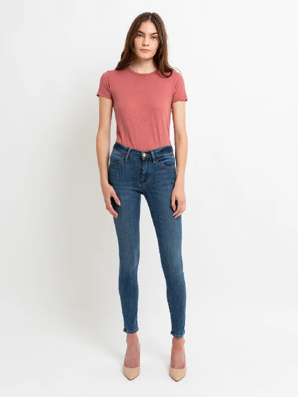 Le High Skinny Jean - Poe Chic Faded Blue Jeans