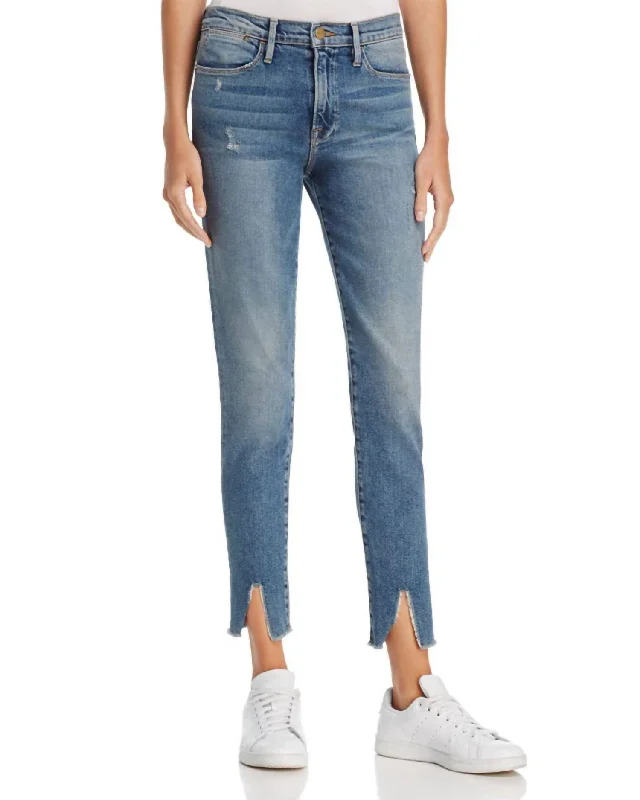 Le High Skinny Split Jean In Beckett Stylish Bootcut Denim Jeans