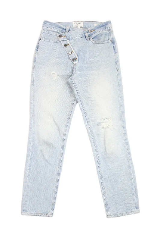 Frame Denim - "Le Pegged" Jean Chic Double Waistband Jeans