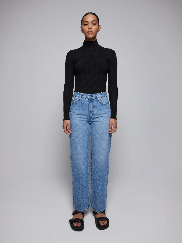 Lou Jean Forever Casual Bootcut Ripped Jeans