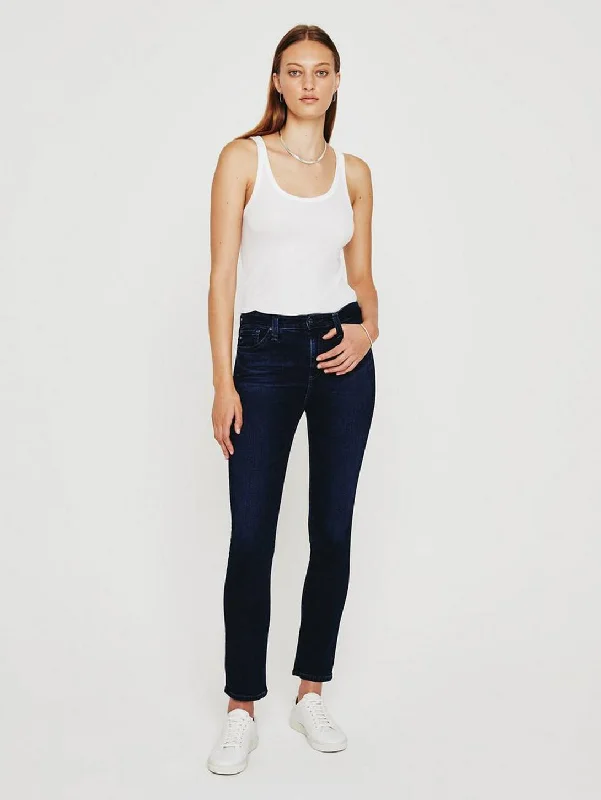 Mari Mid Rise Straight Jean - Plaza Cozy Wide-Legged Jeans