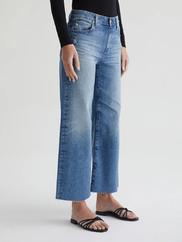 Saige Wide Crop Jean - 17 Years Wilshire Casual High-Waisted Bootcut Jeans