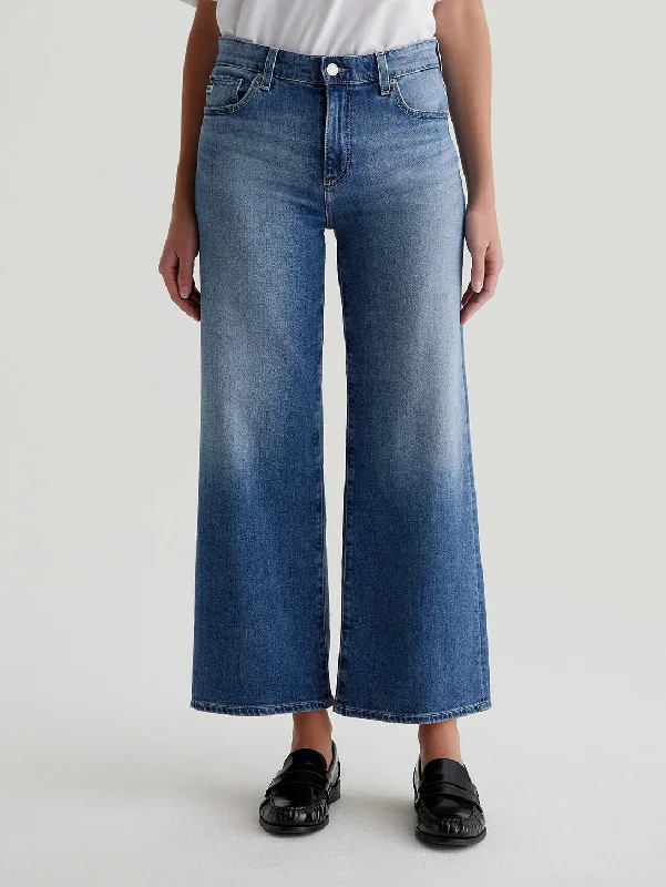 Saige Wide Crop Jean - Bell Canyon Stylish High-Waist Jeans