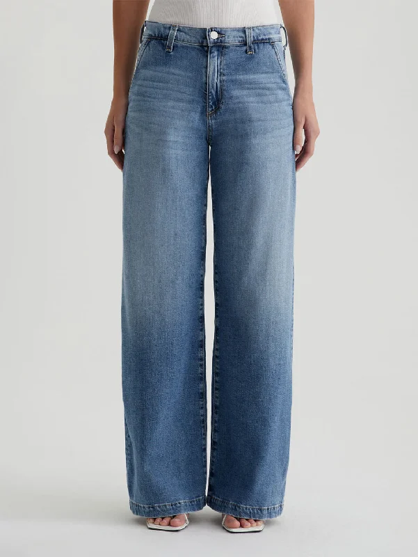 Stella Palazzo Jean - Unspoken Trendy Pleated Waist Jeans