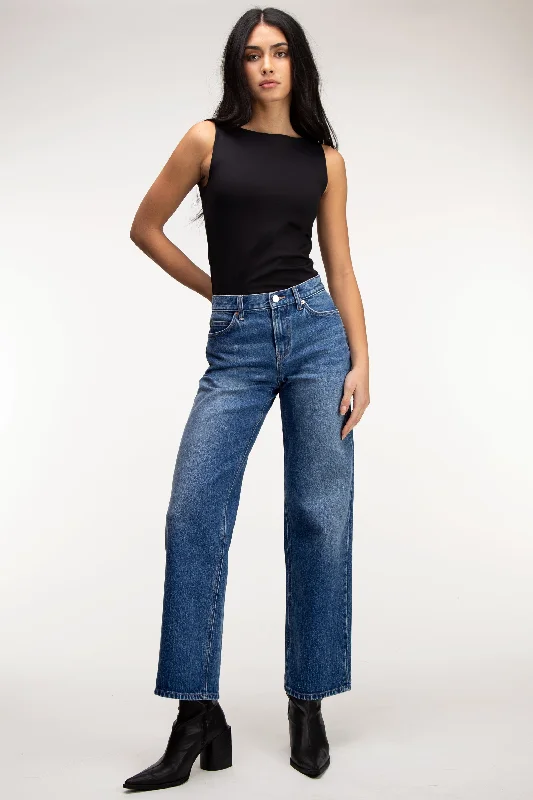 STRAIGHT LEG JEAN Classic Button Fly Jeans