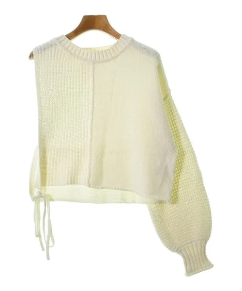 SLOBE citron Sweaters Satin Blend Silk Blend Wool Blend