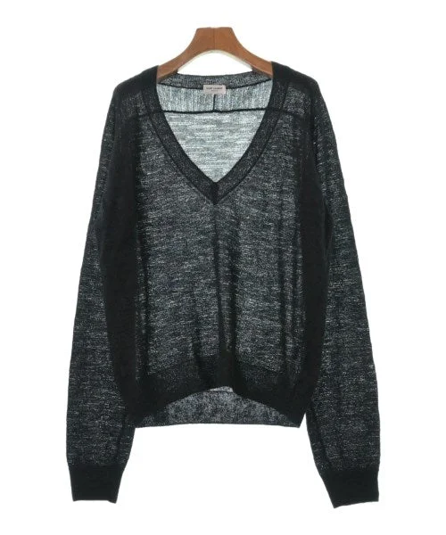 Saint Laurent Paris Sweaters Striped Floral Plaid