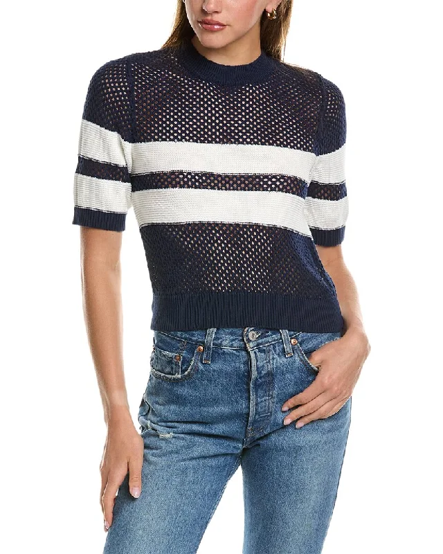 27 Miles Malibu Putnam Sweater Print Jacquard Patchwork