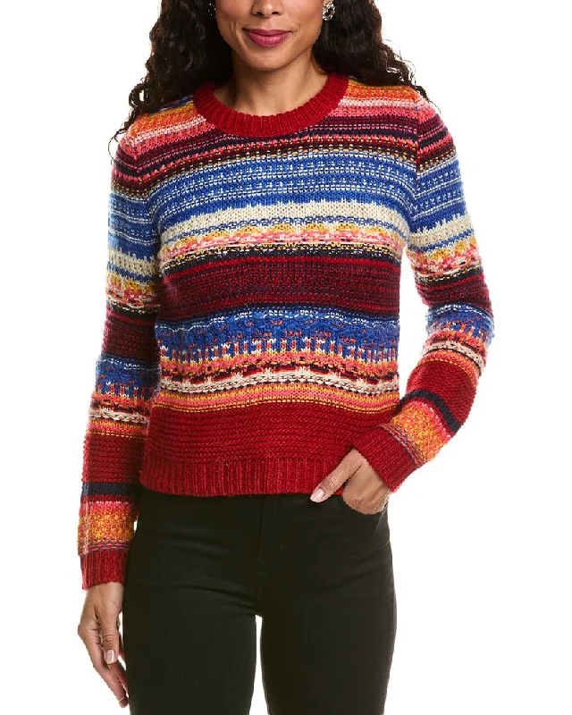 ALLISON Tamar Rainbow Sweater Soft Cozy Warm