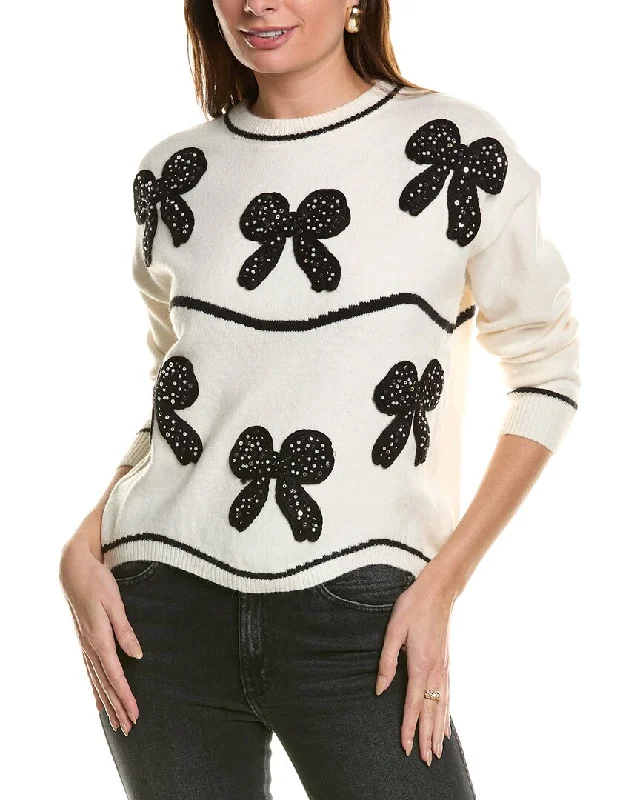 ANNA KAY Patsy Cancer Free Sweater Layered Multi-layer Single Layer