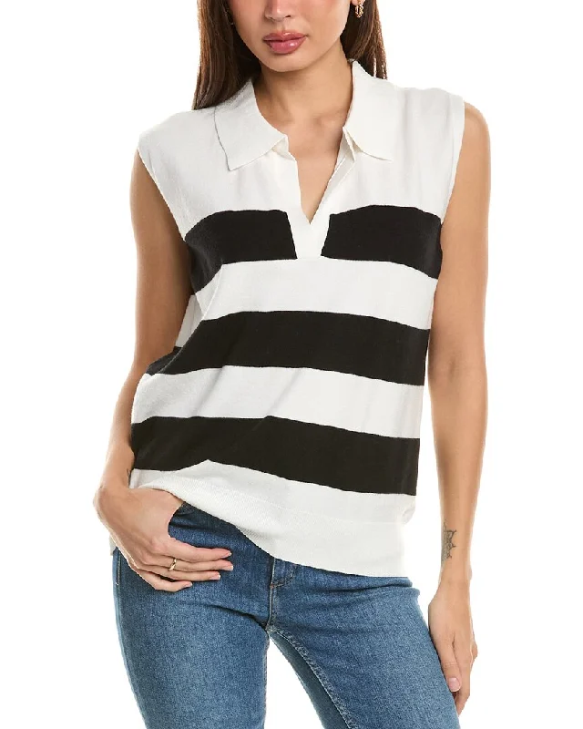 Bobeau Collar Sweater Thin Thick Dense