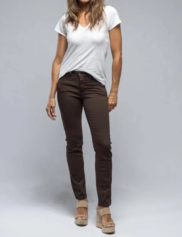Dark Brown Dream Jeans Comfortable Full-Length Denim Jeans