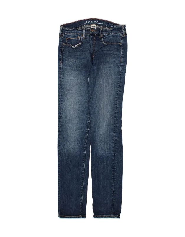 EDDIE BAUER Womens Slim Straight Jeans US 6 Medium W25 L30 Blue Trendy Button-Up High-Waist Jeans EDDIE BAUER Womens Slim Straight Jeans US 6 Medium W25 L30 Blue Trendy Button-Up High-Waist Jeans