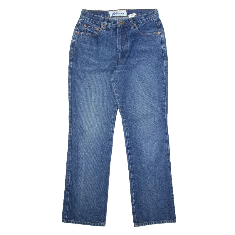 EXPRESS BLEUS Jeans Blue 90s Denim Regular Bootcut Stone Wash Womens W26 L30 Trendy Layered Pocket Jeans EXPRESS BLEUS Jeans Blue 90s Denim Regular Bootcut Stone Wash Womens W26 L30 Trendy Layered Pocket Jeans