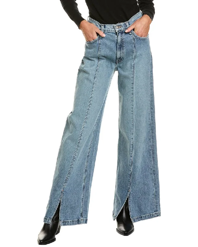 HUDSON Jeans James Caribbean Breeze High-Rise Wide Leg Jean Trendy Wide-Leg High-Waist Denim HUDSON Jeans James Caribbean Breeze High-Rise Wide Leg Jean Trendy Wide-Leg High-Waist Denim