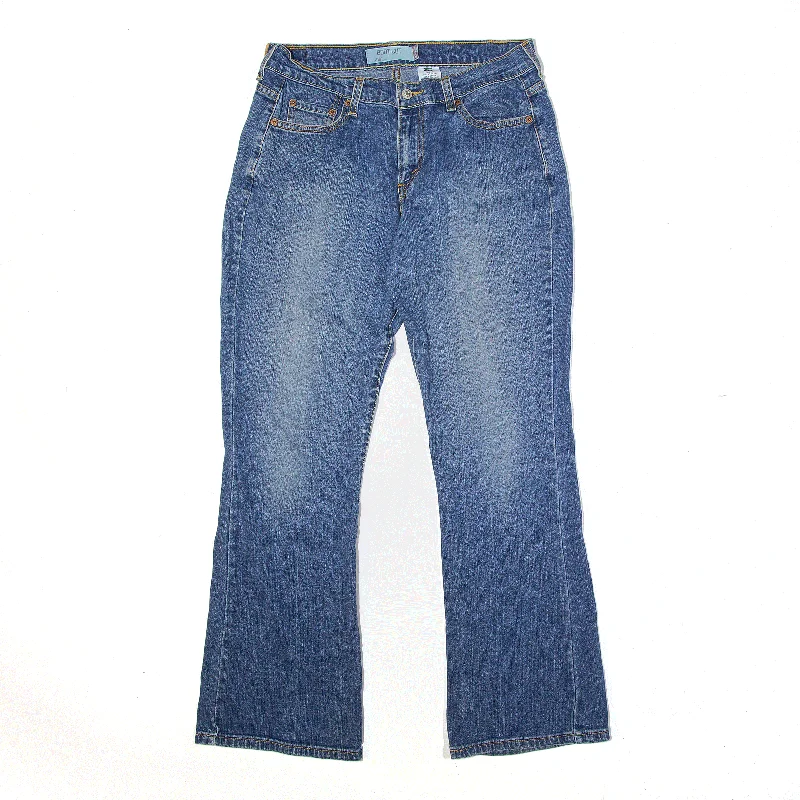 LEVI'S 515 Jeans Blue Denim Regular Bootcut Stone Wash Womens W30 L30 Comfortable Flare Leg Jeans LEVI'S 515 Jeans Blue Denim Regular Bootcut Stone Wash Womens W30 L30 Comfortable Flare Leg Jeans