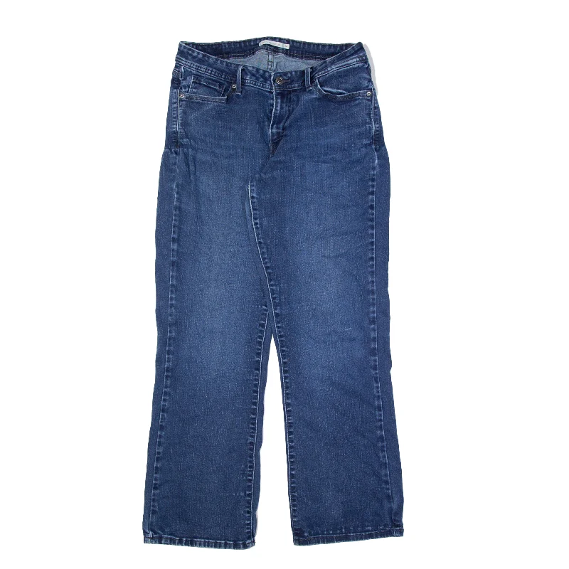 LEVI'S 529 Curvy Jeans Blue Denim Regular Bootcut Stone Wash Womens W32 L32 Cozy Wide-Legged Jeans LEVI'S 529 Curvy Jeans Blue Denim Regular Bootcut Stone Wash Womens W32 L32 Cozy Wide-Legged Jeans