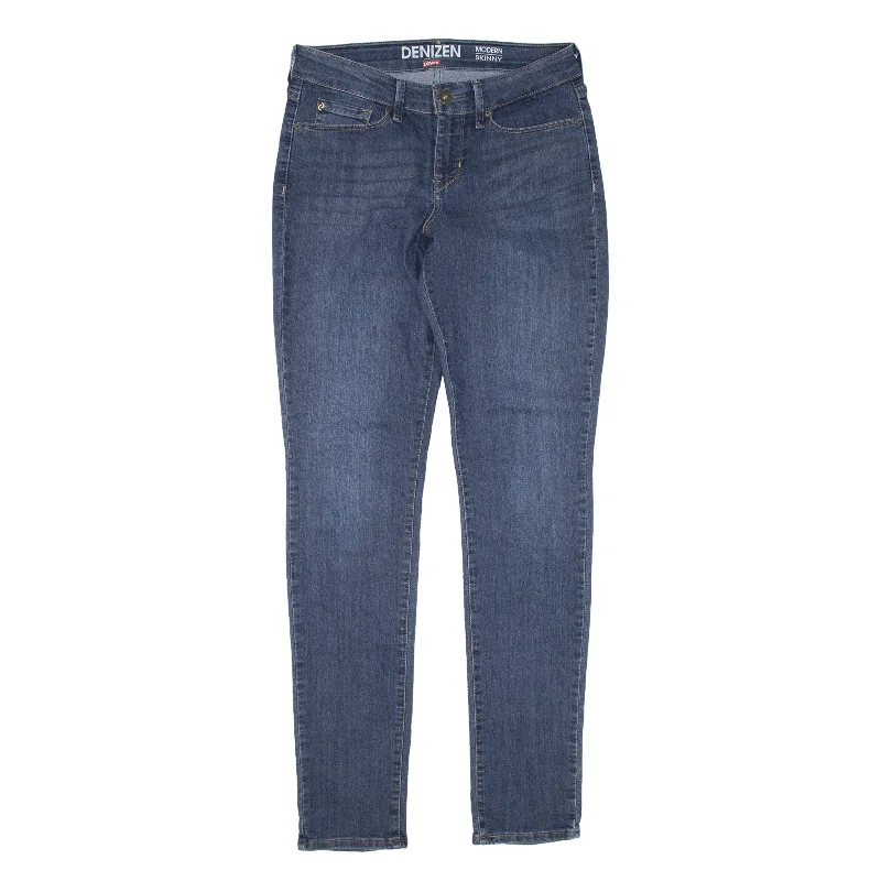 LEVI'S Denizen Jeans Blue Denim Slim Skinny Womens W28 L31 Casual Straight-Leg Jeans LEVI'S Denizen Jeans Blue Denim Slim Skinny Womens W28 L31 Casual Straight-Leg Jeans