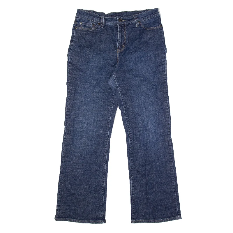 LEVI'S Jeans Blue Denim Regular Bootcut Womens W30 L30 Casual Distressed Denim Jeans