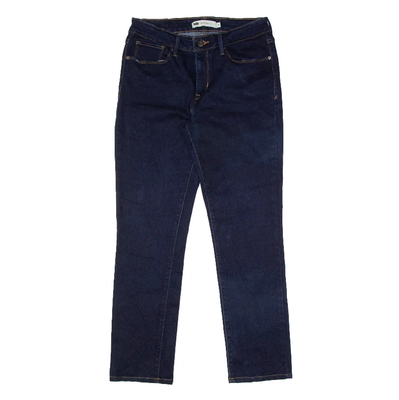 LEVI'S Mid Rise Jeans Blue Denim Regular Skinny Womens W26 L28 Comfortable Straight-Legged Denim LEVI'S Mid Rise Jeans Blue Denim Regular Skinny Womens W26 L28 Comfortable Straight-Legged Denim