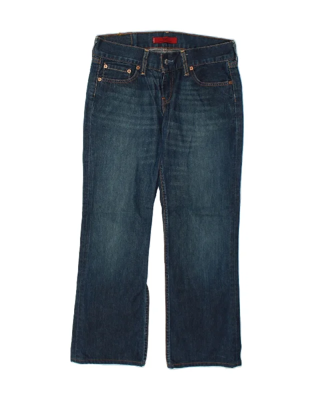 LEVI'S Womens 557 Straight Bootcut Jeans W29 L27 Blue Cotton Trendy Cut-Off Denim Shorts LEVI'S Womens 557 Straight Bootcut Jeans W29 L27 Blue Cotton Trendy Cut-Off Denim Shorts