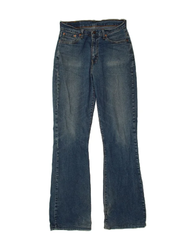 LEVI'S Womens 584 Bootcut Jeans W31 L34 Blue Cotton Trendy Wide-Leg High-Waist Denim LEVI'S Womens 584 Bootcut Jeans W31 L34 Blue Cotton Trendy Wide-Leg High-Waist Denim