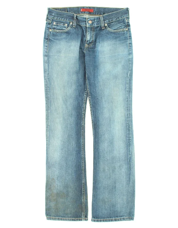 LEVI'S Womens Vintage Straight Jeans W32 L34 Blue Cotton Casual High-Waisted Bootcut Jeans LEVI'S Womens Vintage Straight Jeans W32 L34 Blue Cotton Casual High-Waisted Bootcut Jeans