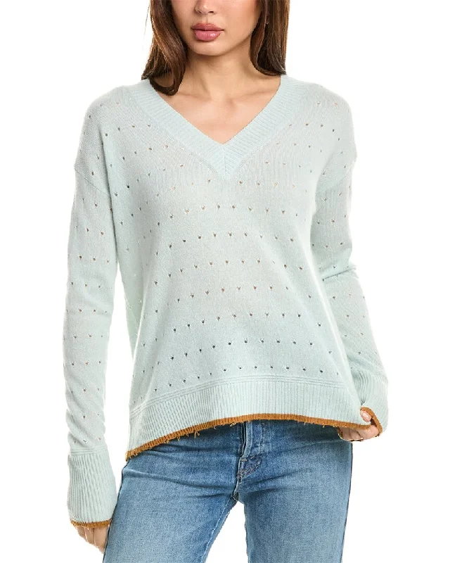 Lisa Todd V-Neck Cashmere Sweater Boxy Sweater Fitted Sweater A-Line