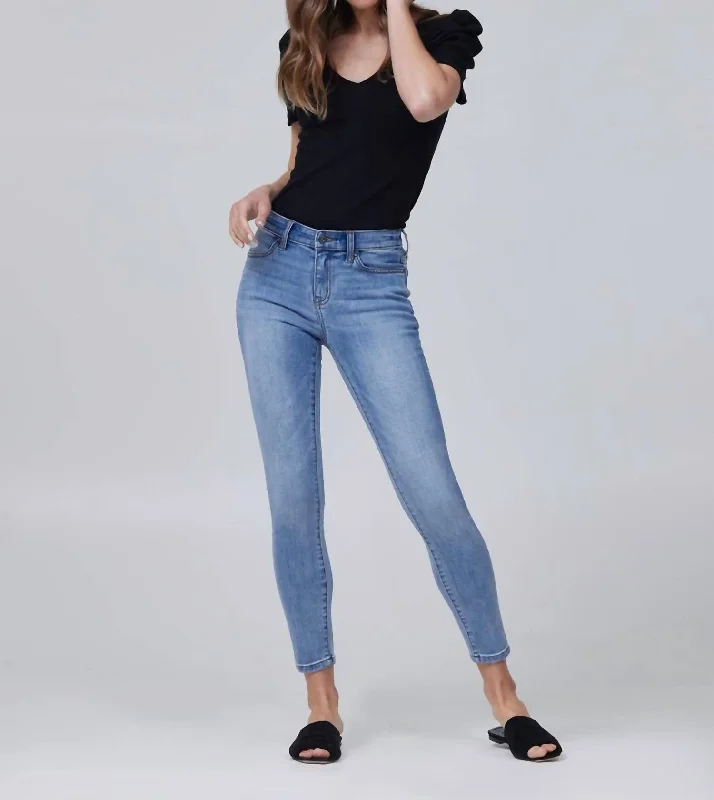 Louise Mid-Rise Skinny Ankle Jeans In Randolph Stylish Bootcut Denim Jeans