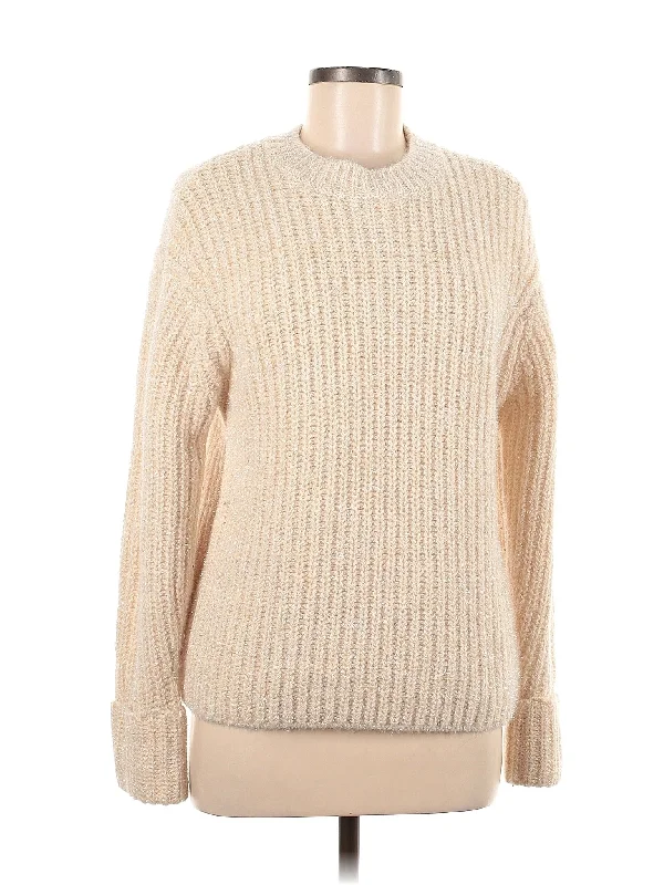 Pullover Sweater Fitted Slim Tailored