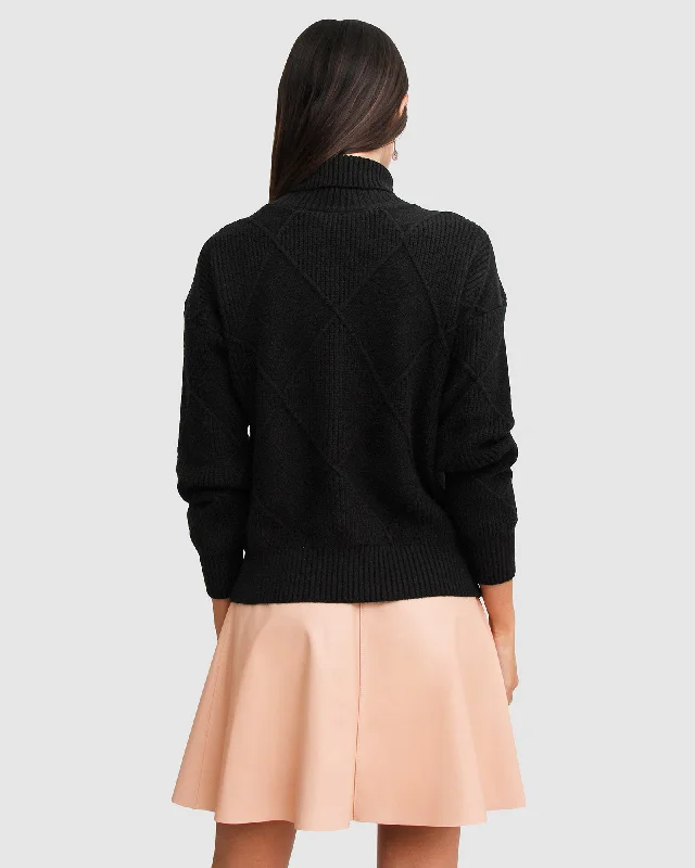 The Academy Turtleneck Jumper Handmade Hand-knitted Hand-woven