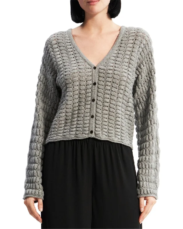 Theory Wool & Cashmere-Blend Hanelee Sweater Machine Wash Dry Clean Hand Wash