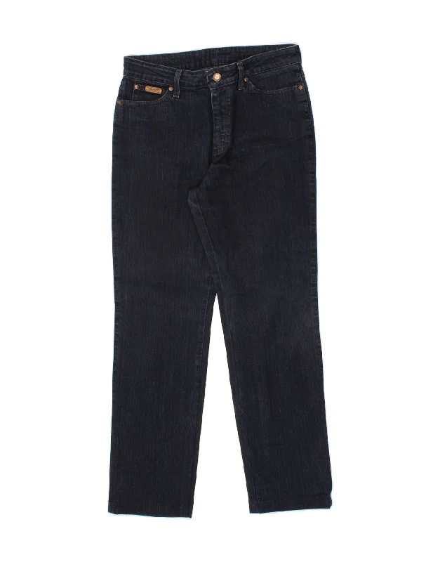 WRANGLER Womens Body Fit Bootcut Jeans W30 L28 Navy Blue Cotton Elegant Skinny Leg Jeans WRANGLER Womens Body Fit Bootcut Jeans W30 L28 Navy Blue Cotton Elegant Skinny Leg Jeans